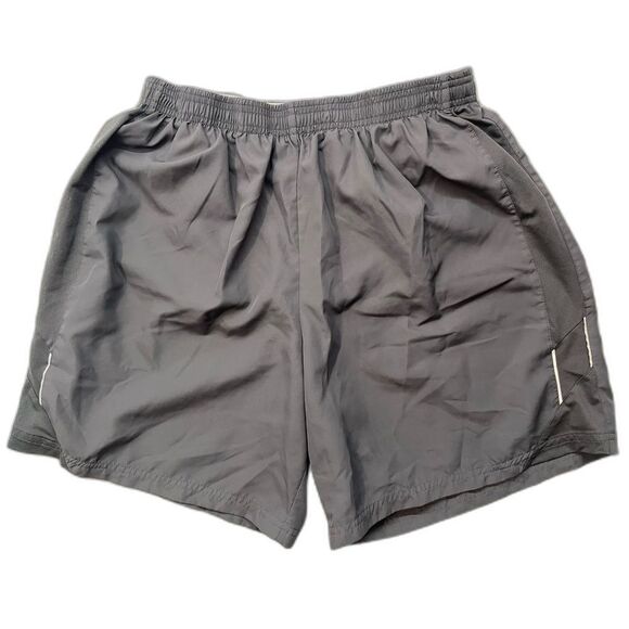 Champion Pants - Champion C9 Women’s Gray Athletic Shorts with Back Zipper Pocket & Inner Layer